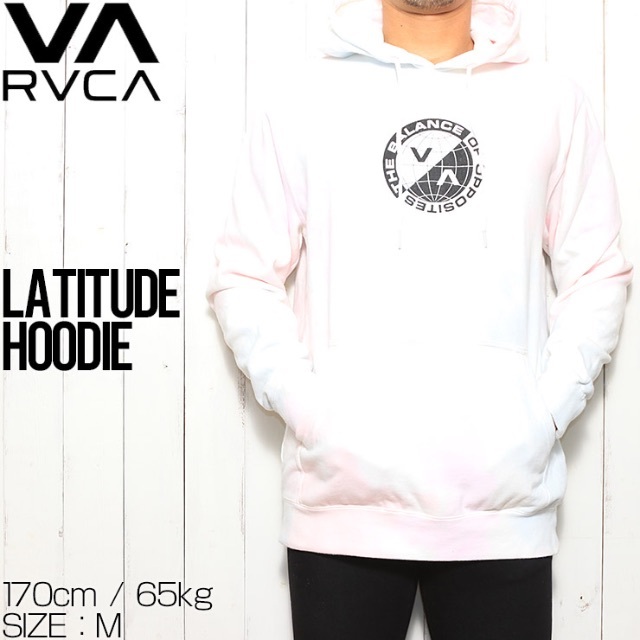 RVCA タイダイ プルオーバーパーカー RVCA ルーカ LATITUDE