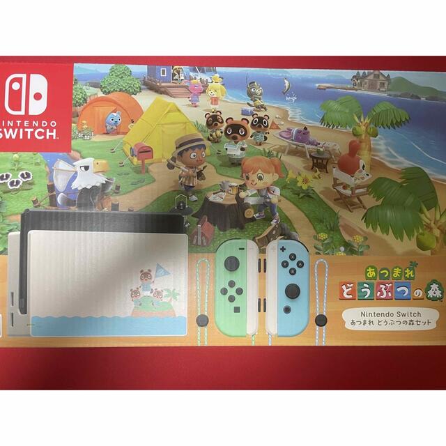 Nintendo Switch(ニンテンドースイッチ)のN.SWITCH/あつまれ どうぶつの森セット エンタメ/ホビーのゲームソフト/ゲーム機本体(家庭用ゲーム機本体)の商品写真