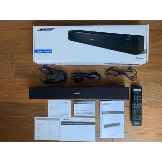 ボーズ(BOSE)の【美品】BOSE SOLO 5 TV SOUND SYSTEM スピーカー(スピーカー)