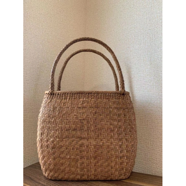 山葡萄 手作り かごバッグ 網代編み 細ひごの通販 by 伝統藝術's shop