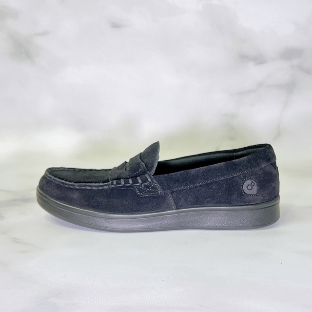新品未使用】gravis ODJICK スエード ローファー 黒 26.5 - スニーカー