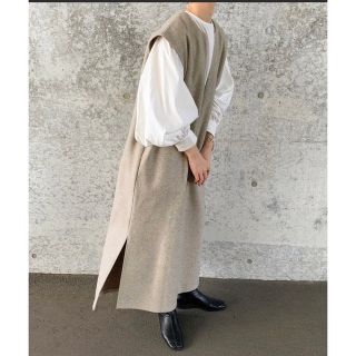 トゥデイフル(TODAYFUL)のSELECTMOCA by son  キーネックロングベストワンピース(ロングワンピース/マキシワンピース)