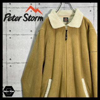 アートヴィンテージ(ART VINTAGE)の【希少】Peter storm フリース ボア切替 フェイクムートンジャケット(ブルゾン)