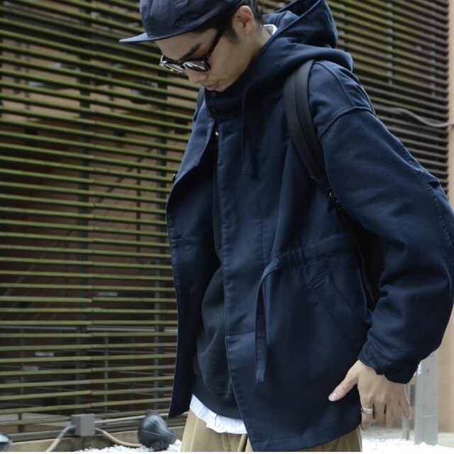 UNIVERSAL PRODUCTS(ユニバーサルプロダクツ)のuniversal products cotton hooded jackets メンズのジャケット/アウター(モッズコート)の商品写真