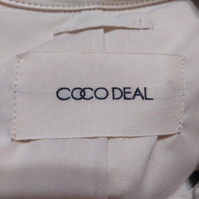 ココディール 変形スリーブレザーロングコート 定番 40.0%割引 COCO DEAL 変形スリーブレザーロングコート