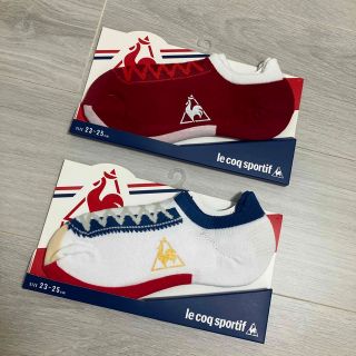 ルコックスポルティフ(le coq sportif)の23-25センチ 新品 ルコック スニーカー丈 ソックス 2足 (ソックス)