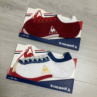 ルコックスポルティフ(le coq sportif)の23-25センチ 新品 ルコック スニーカー丈 ソックス 2足 (ソックス)