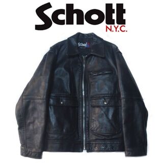 schott - Schott ポリスマン 181 シングルレザージャケット