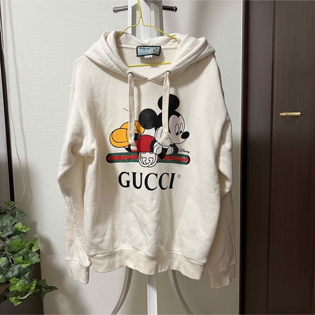 GUCCI グッチ パーカー ミッキー コラボ オフホワイト お手軽価格で