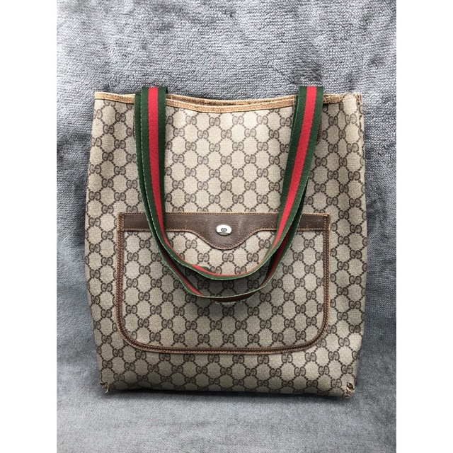 Gucci(グッチ)のGUCCIオールドグッチ　GGスプリーム　シェリーライントートバッグ　紙タグ メンズのバッグ(トートバッグ)の商品写真