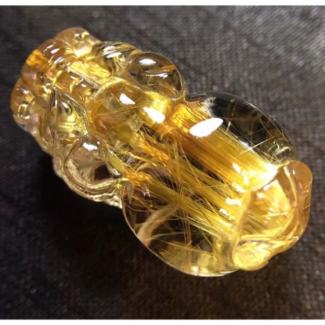 当店在庫してます! ⭐︎【天然】タイチンクオーツ 11.3g 貔貅 ルース