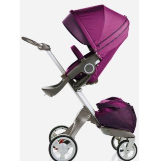 ストッケ(Stokke)の引越前の為格安出品★ストッケ　エクスプローリー  パープル　限定カラーフルセット(ベビーカー/バギー)