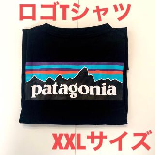 パタゴニア(patagonia)の新品 patagonia パタゴニア Tシャツ P-6LOGO ブラック　XXL(Tシャツ/カットソー(半袖/袖なし))