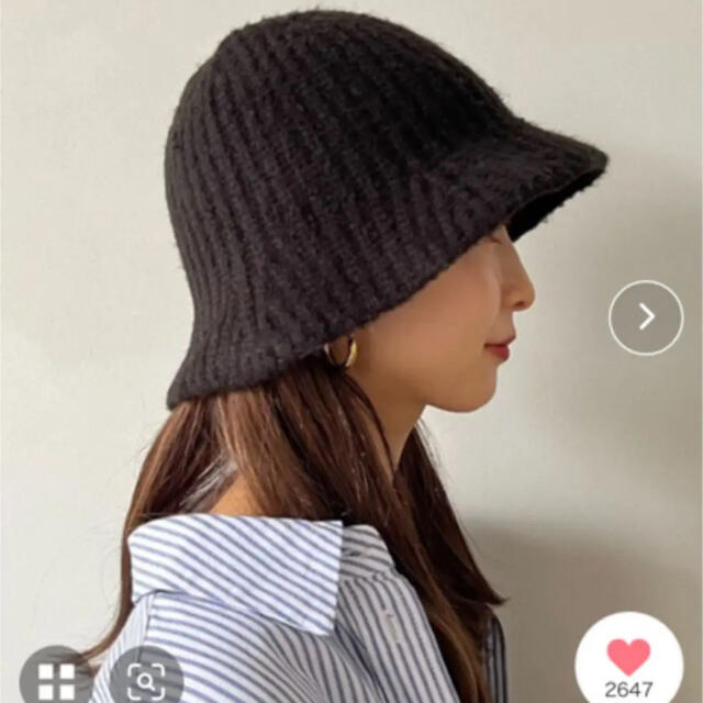 LOWRYS FARM(ローリーズファーム)のLOWRYS FARM ニットバケットHAT レディースの帽子(ハット)の商品写真