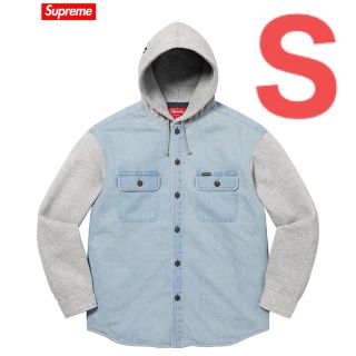 シュプリーム(Supreme)のSupreme Fleece Hooded Denim Shirt(パーカー)