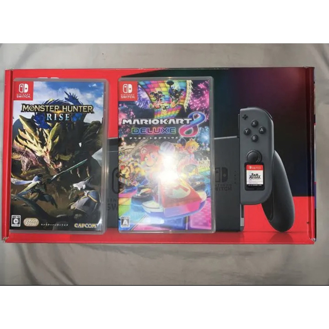 Nintendo Switch モンハンライズ マリオカート スマブラセット 新入荷