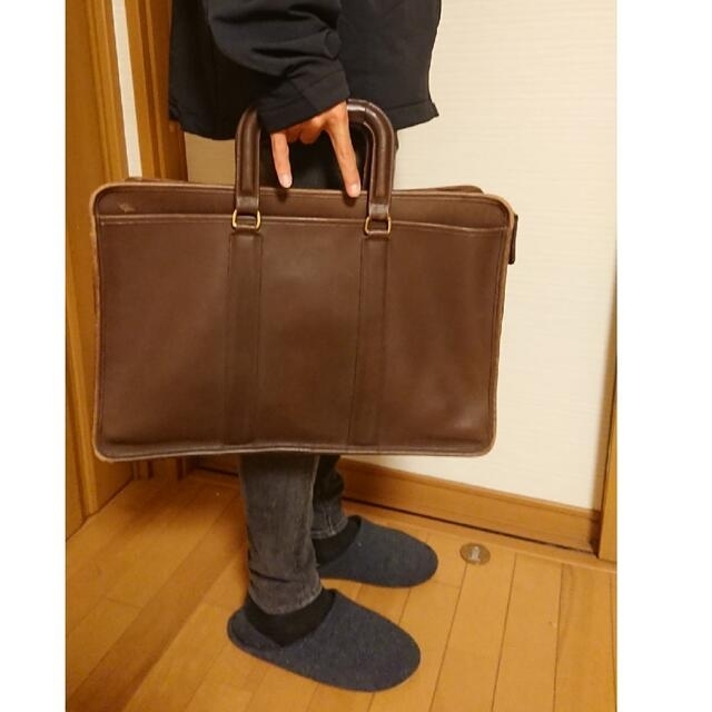 コーチ／COACH バッグ ブリーフケース ビジネスバッグ 鞄 ビジネス メンズ 男性 男性用レザー 革 本革 ブラウン 茶  70901 Bleecker Leather Slim Brief ブリーカー スリム ブリーフ 2WAY ショルダーバッグ