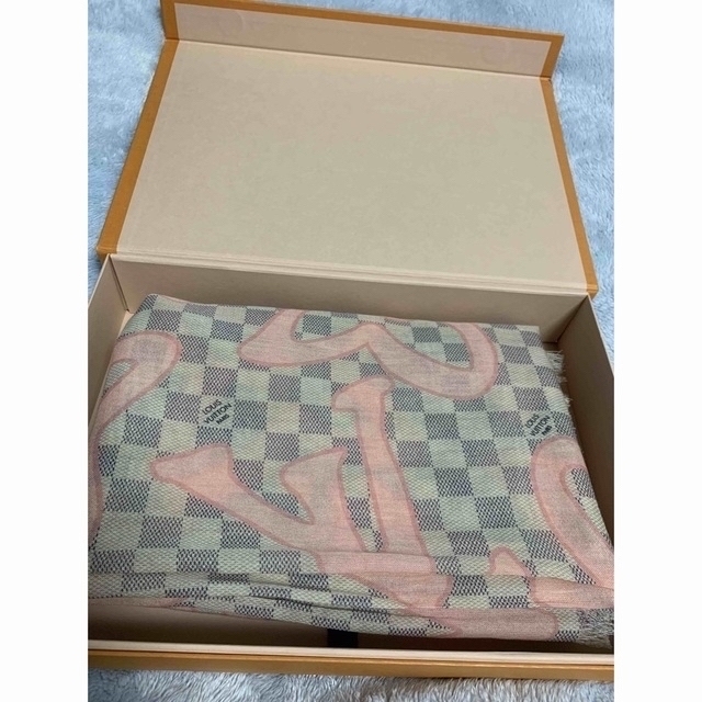 LOUIS VUITTON(ルイヴィトン)のくりくり0321様専用☆限定品☆ダミエ　スカーフ レディースのファッション小物(ストール/パシュミナ)の商品写真