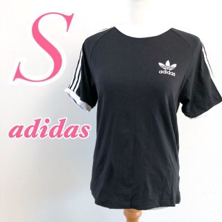 アディダス(adidas)のadidasアディダス 半袖カットソー 白ロゴTシャツ カジュアル(Tシャツ(半袖/袖なし))