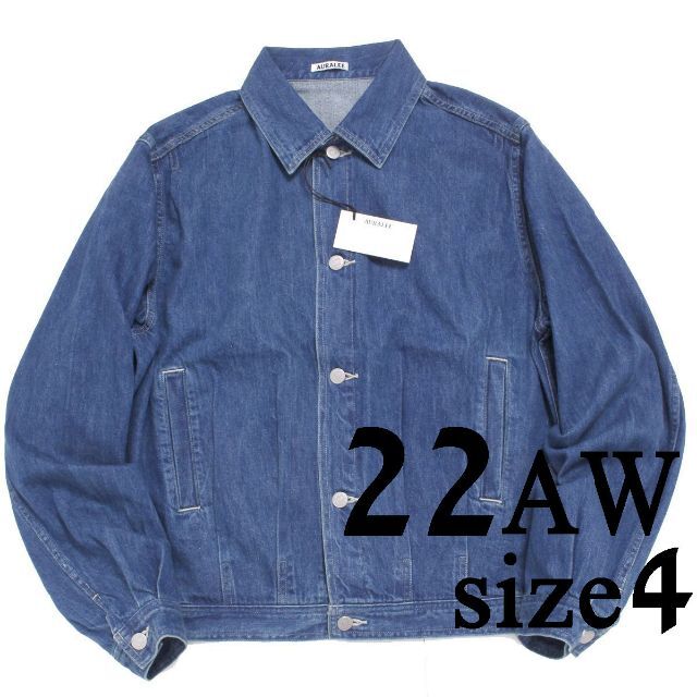 ジャケット/アウター22A AURALEE SELVEDGE LIGHT DENIM BLOUSON