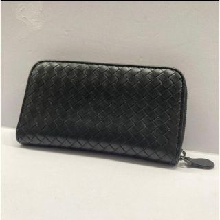 ボッテガヴェネタ(Bottega Veneta)のボッテガヴェネタ　イントレチャート　ラウンドファスナー　長財布(長財布)