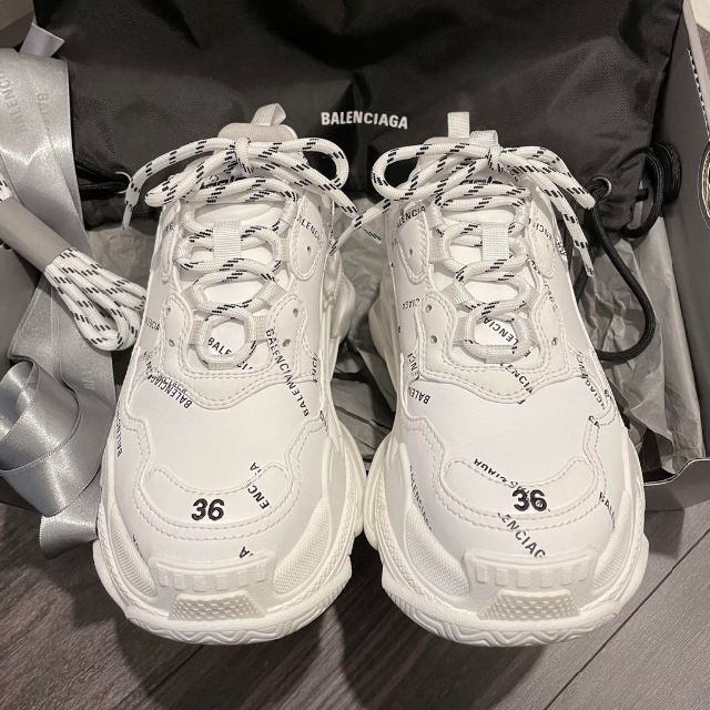 品質満点!靴レビュー高評価のおせち贈り物 トリプルエス ホワイト 2019 BALENCIAGA