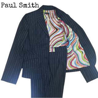 ポールスミス(Paul Smith)のPaul Smith Black パンツスーツ マルチカラー 裏地 総柄(スーツ)