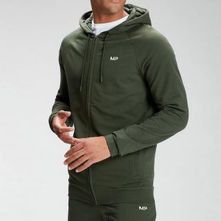 マイプロテイン(MYPROTEIN)の新品！MYPROTEIN MP Zip Hoodie Green(パーカー)