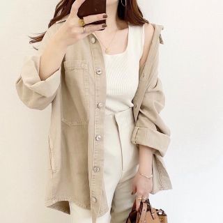 ザラ(ZARA)のZARA ポケット付きデニムシャツS(Gジャン/デニムジャケット)