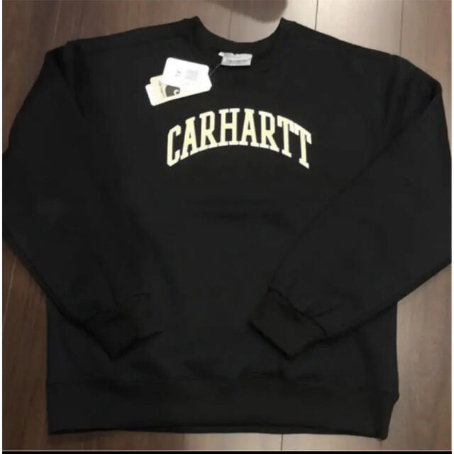 carhartt(カーハート)のカーハート Carhartt ロゴブラック スウェットトレー ナー メンズのトップス(スウェット)の商品写真