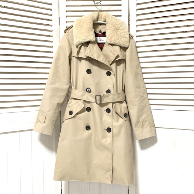 coach トレンチコート 定価176000円 取り外し可ボア付き - アウター coach トレンチコート 定価176000円 取り外し可ボア付き - アウター