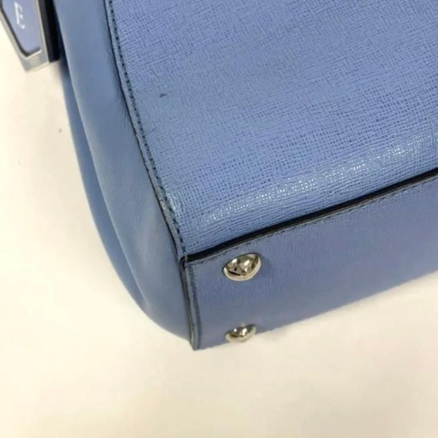 FENDI(フェンディ)のフェンディ　FENDI 　プチトゥージュール　バッグ　ブルー　青　ハンドバッグ レディースのバッグ(ハンドバッグ)の商品写真