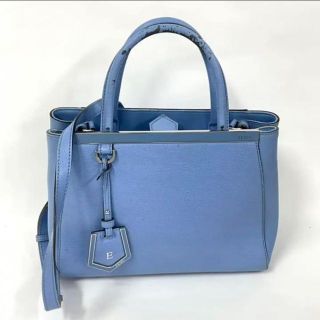 フェンディ(FENDI)のフェンディ　FENDI 　プチトゥージュール　バッグ　ブルー　青　ハンドバッグ(ハンドバッグ)