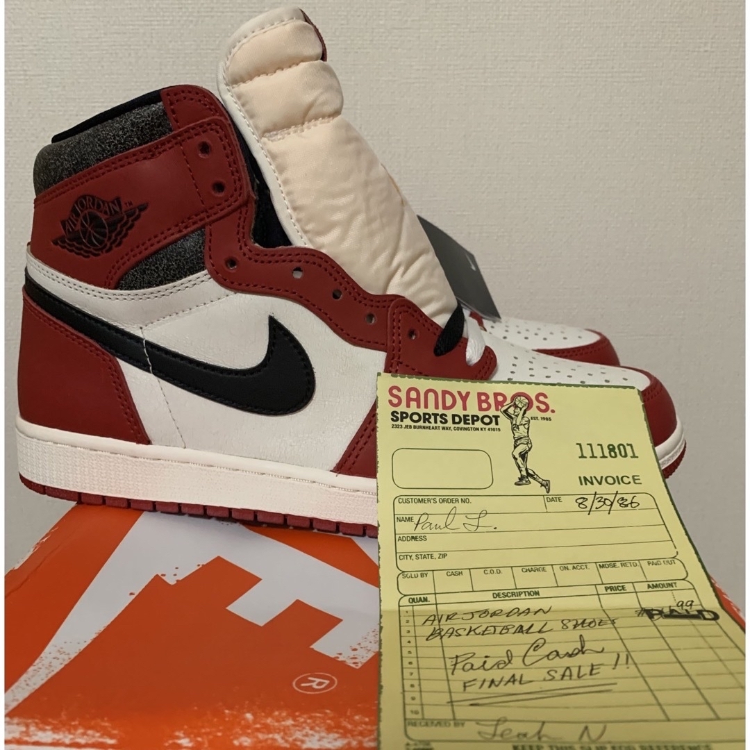 Jordan Brand（NIKE）(ジョーダン)のNIKE AIR JORDAN 1 RETRO HIGH OG CHICAGO  メンズの靴/シューズ(スニーカー)の商品写真