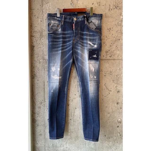 素材綿98%ポリウレタン2%DSQUARED2 ディースクエアード Skater Jean 46