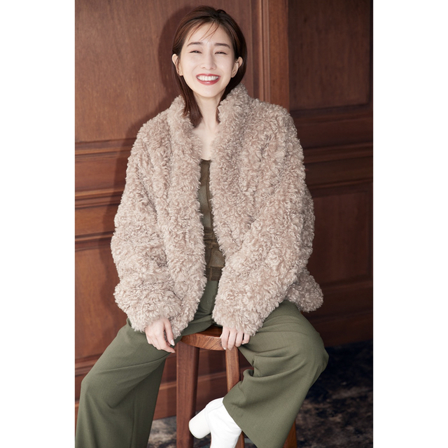 MINAMI TANAKA×CLANE CURL FUR SHORT CORT-