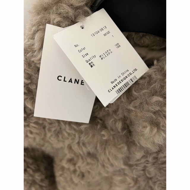 CLANE(クラネ)のMINAMI TANAKA×CLANE CURL FUR SHORT COAT レディースのジャケット/アウター(毛皮/ファーコート)の商品写真