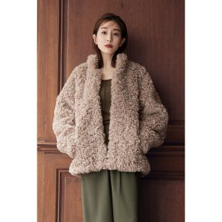 クラネ(CLANE)のMINAMI TANAKA×CLANE CURL FUR SHORT COAT(毛皮/ファーコート)