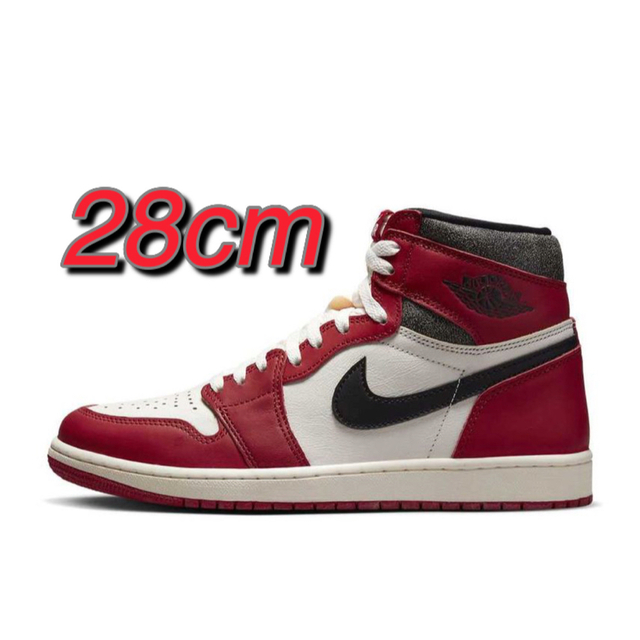 NIKE Air Jordan 1 High OG Chicago 28cmメンズ