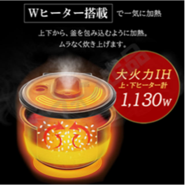 【即日発送！めちゃおいしく炊ける♪】炊飯器 新品 5.5合 最新式 IH式 白