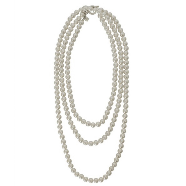 Ameri UND 2WAY LONG PEARL NECKLACE 新品