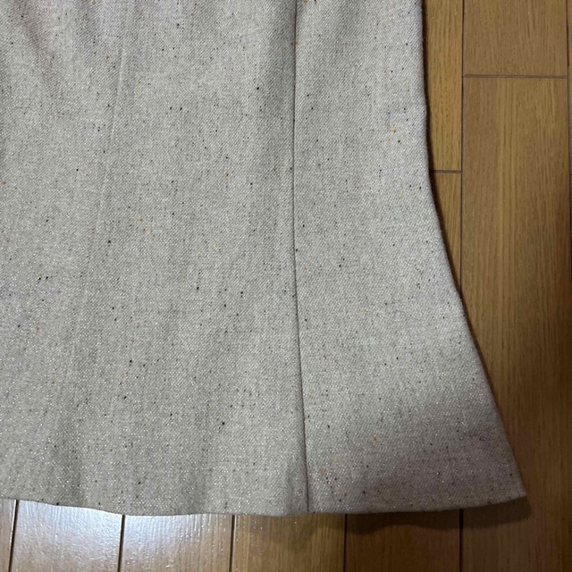 LOUNIE(ルーニィ)のピエスモンテベージュマーメイドスカート美品 レディースのスカート(ロングスカート)の商品写真