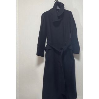 ザラ(ZARA)のZARA ロングコート 黒(ロングコート)