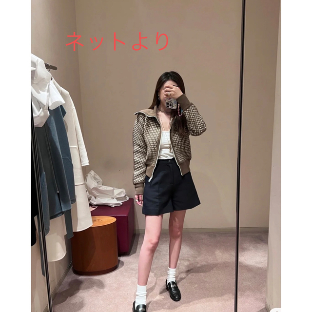 注目の Hermes - 【新品未使用】エルメス ジップアップ・ブルゾン
