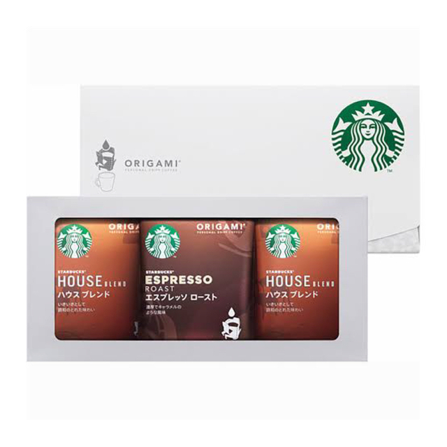 Starbucks Coffee(スターバックスコーヒー)のスターバックス オリガミ スタバ　コーヒー ギフト SB-10S 食品/飲料/酒の飲料(コーヒー)の商品写真