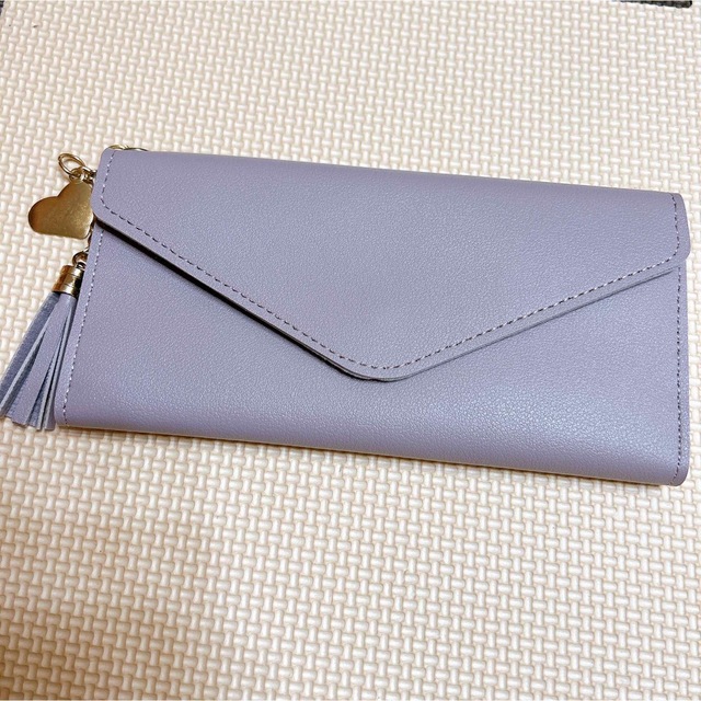 新品 ロングウォレット レディース 長財布 財布 紫 ピンク 小物 カード入れ レディースのファッション小物(財布)の商品写真