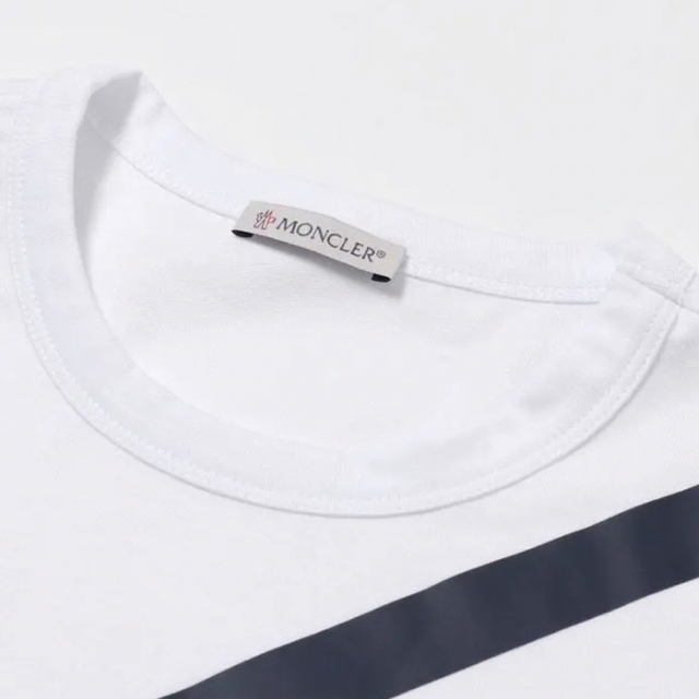 ★希少★ MONCLER Tシャツ XL ホワイト ビッグロゴ モンクレール 5