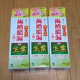 コバヤシセイヤク(小林製薬)の小林製薬　生葉　歯磨き粉(歯ブラシ/歯みがき用品)