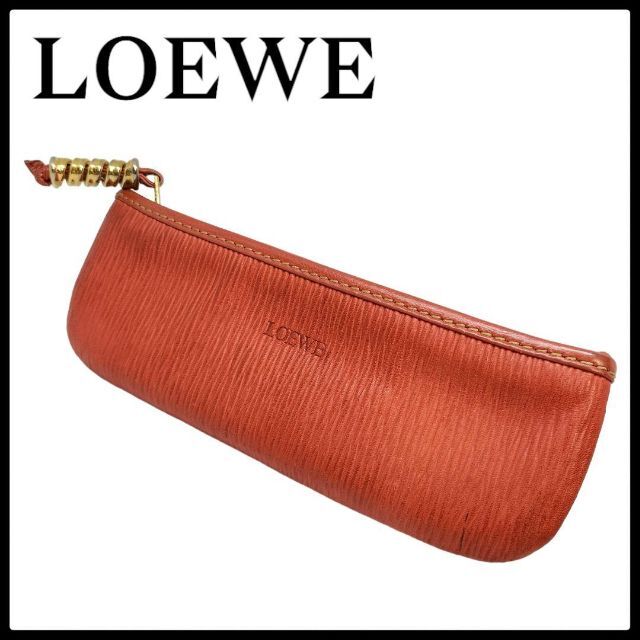 希少なお品✨LOEWE　ベラスケス　ペンケース　赤