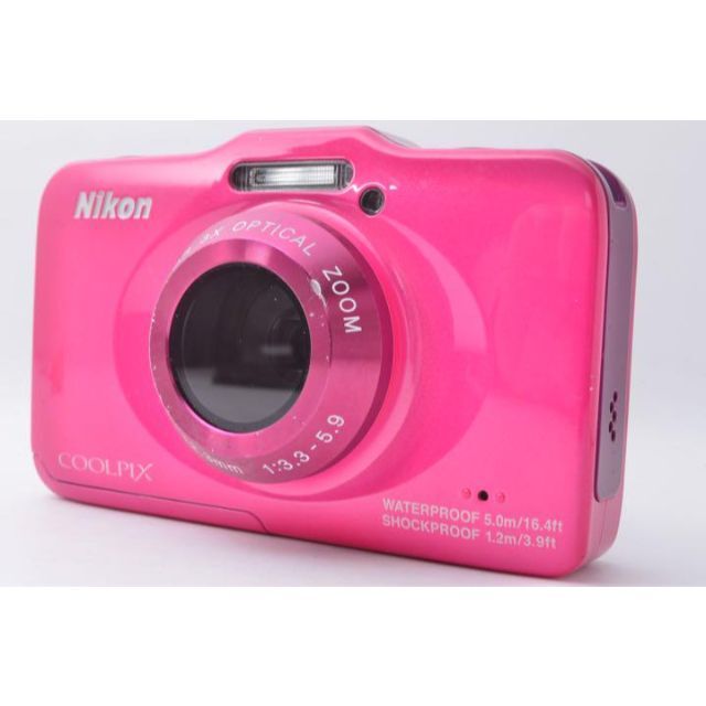 ラスト1台のピンク】Nikon COOLPIX 防水カメラ 耐衝撃 S31